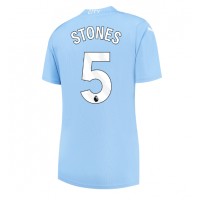 Manchester City John Stones #5 Replica Home Shirt Ladies 2023-24 Short Sleeve